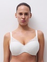 Soutien-gorge avec coques memory form enveloppant CHANTELLE EASY FEEL "Floral Touch" C94260 - Milk 0LW