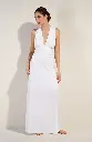Robe de plage longue PAIN DE SUCRE "Reena 45" - Blanc 
