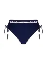 Bas de Bikini slip coulissant LISE CHARMEL "Cordage Précieux" ABB0694 - Cordage Navy 10360