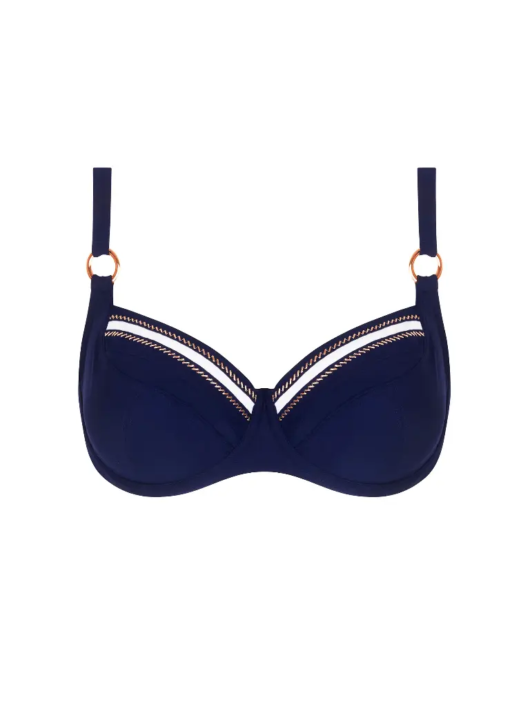 Haut de Bikini corbeille LISE CHARMEL "Cordage Précieux" ABB3594 - Cordage Navy 10360