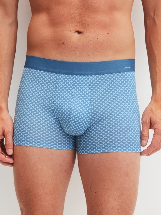 Boxer homme fantaisie 94% coton CALIDA "Cotton Code Design" 26980 - Atlantic 532 (S)