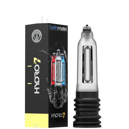 Pompe à pénis favorise les érections BATHMATE "Hydro 7" - Transparent