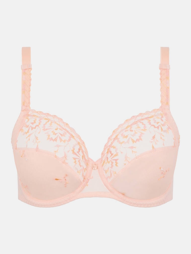 Soutien-gorge avec armatures 3 parties enveloppant CHANTELLE "Every Curve" C16B10 - Floraison Printanière C57