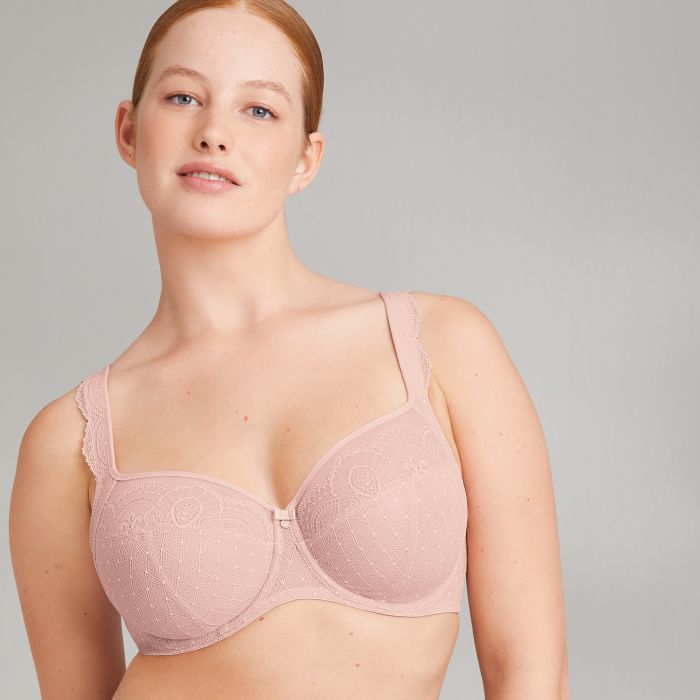 Soutien-gorge avec armatures en 4 parties - poches profondes - ANITA ROSA FAIA "Selma" 5635 - Bois de Rose 596 (85, F)
