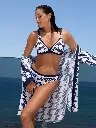 Haut de Bikini avec armatures LISE CHARMEL "Danse des Vagues" ABB2596 - Danse Bleu 15096