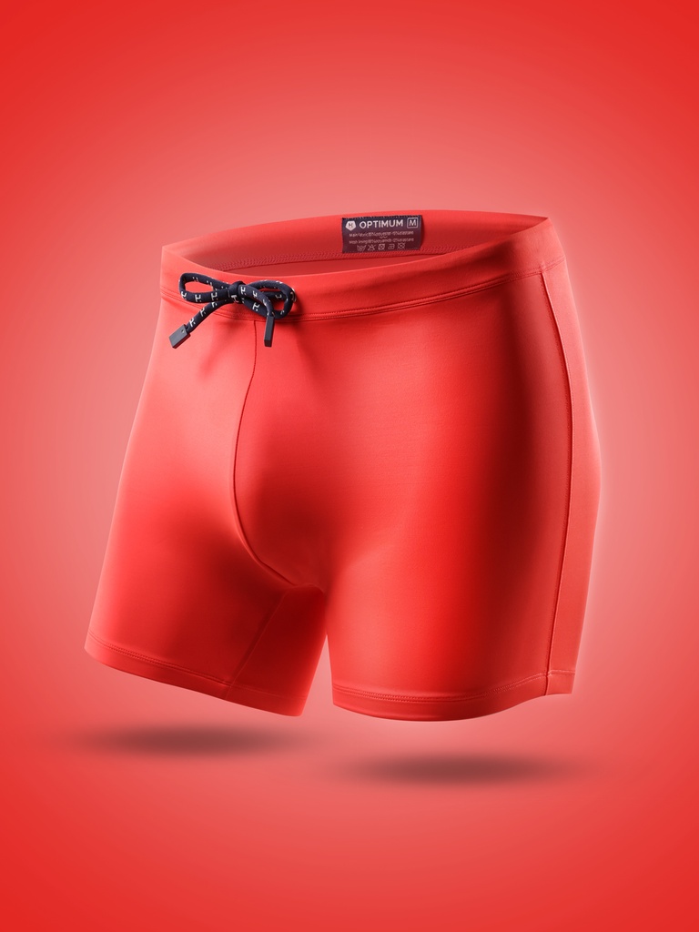 Boxer de bain homme LOIC HENRY "Swimwear" KBW100R - Rouge