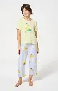 Pyjama femme ARTHUR "Lemon Chérie" ELO - Glace LEMOE26 
