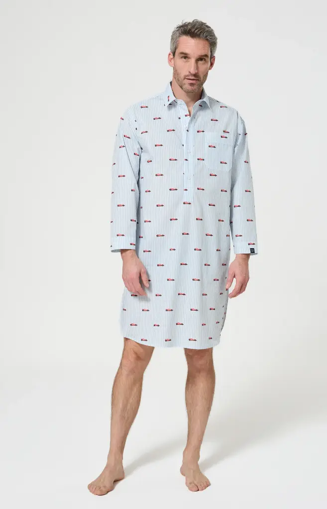 Chemise de nuit ARTHUR "Grand-Père" CGP - Bleu FORME26