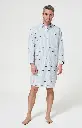 Chemise de nuit ARTHUR "Grand-Père" CGP - Bleu FORME26