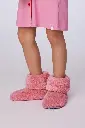 Pantoufles botte en polar WOODY 252-10-BOO-M - Rose 404