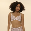 Soutien-gorge décolleté plongeant avec armatures SIMONE PERELE "Intrigue" 1E2319 - Blanc 011