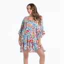 Robe de plage ANITA ROSA FAIA "Akalani" M6 8177 - Multi Colour 009