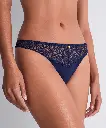 Tanga AUBADE "Secret Memories" 6F26 - Deep Blue DEBL