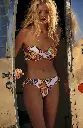 Haut de Bikini balconnet multi-positions PAIN DE SUCRE "Django 01" - Paisley 