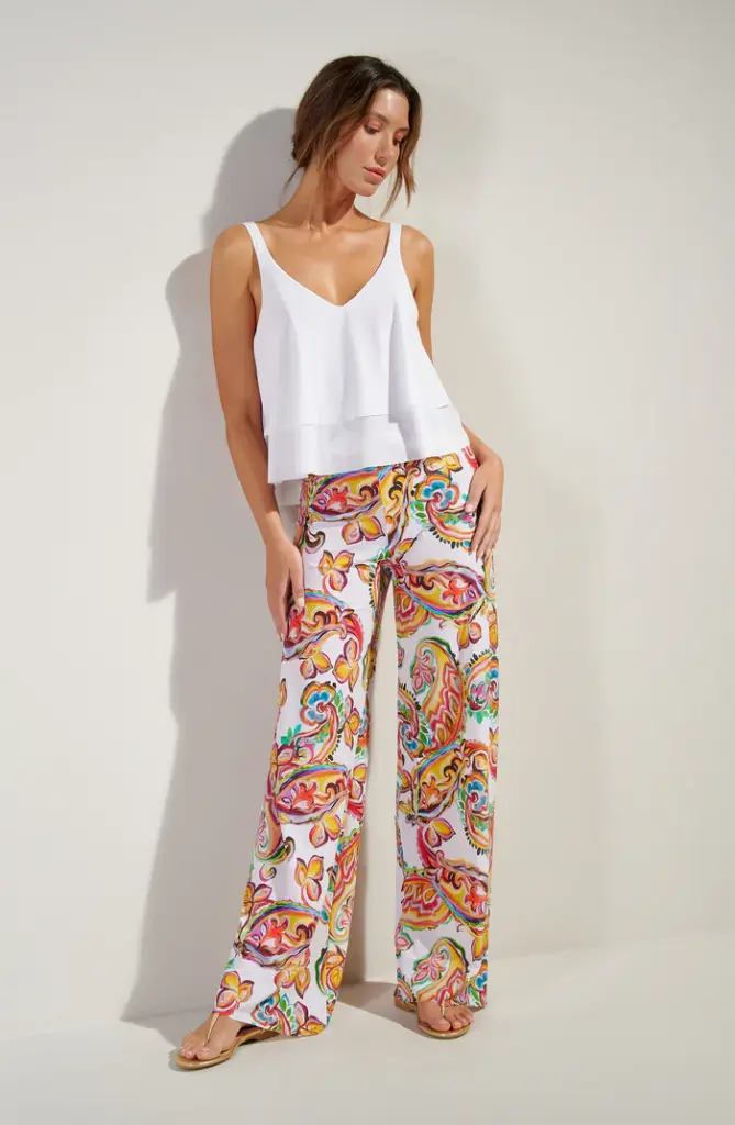 Pantalon Ample PAIN DE SUCRE "Patie" - Paisley (S)