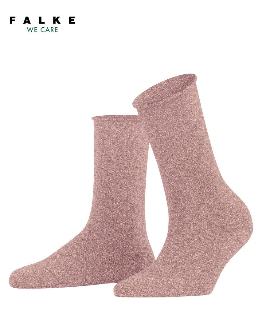 Chaussettes fantaisies dame FALKE "Shiny" 46414 - Rose 8645