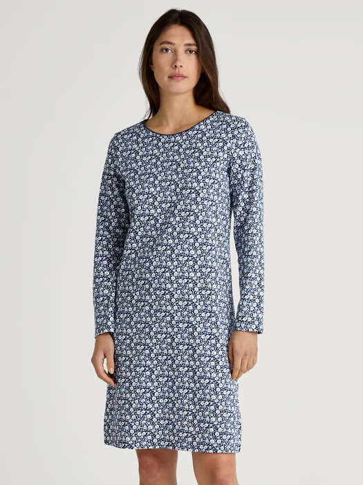 Chemise de nuit 100% coton CALIDA "Favourites Sleep" 32457 - Peacoat Blue 488
