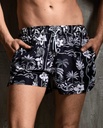 Short de bain DAVID MAN "Atlantis" DM26-042 - Gardenia BLK