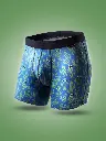 Boxer homme modal avec maintien intérieur LOIC HENRY "Graphic" KBC301Z - Funny Cactus