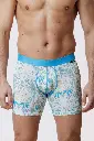 Boxer homme modal avec maintien intérieur LOIC HENRY "Graphic" KBC302C - Jungle Joy