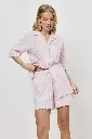 Pyjama short dame ARUELLE "Julin" S26-AR-JULIN-PS - Pink