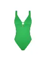 Maillot sans armatures Nageur Maintien LISE CHARMEL "Sillage Couture" ABB6991 - Vert Sillage 4206