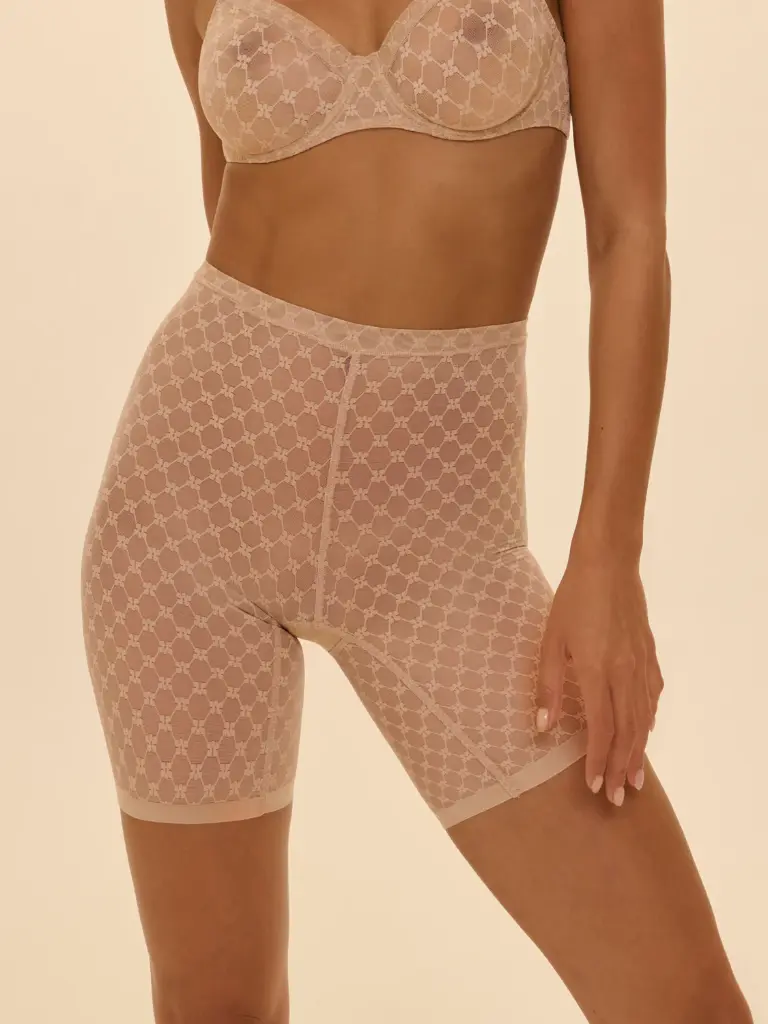 Panty taille haute gainette SIMONE PERELE "Plume" 1G4670 - Peau Rosée 739 (1)