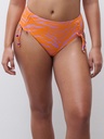 Bas de Bikini culotte taille haute rabatable CHANTELLE "Easy Pop" C22JC5 - Bold Zebra A15