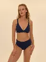 Haut de Bikini triangle avec armatures SIMONE PERELE "Magnetic" 1ELB41 - Marine 505