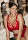Soutien-gorge armatures spécial poches profondes ELOMI "Brianna" EL8080 - Haute Red HAD