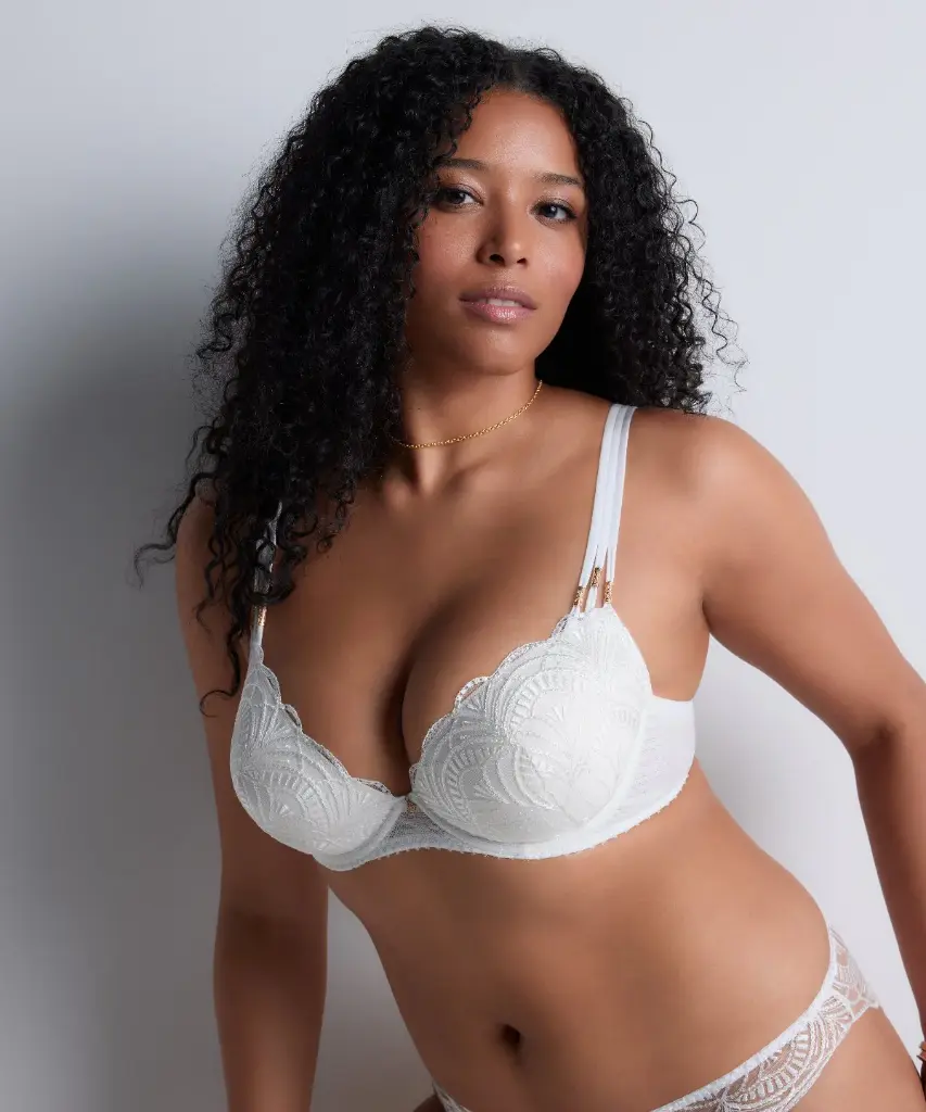 Soutien-gorge push-up avec coques AUBADE "Vibes" 2BN08 - Pearl PEAL (80, A)