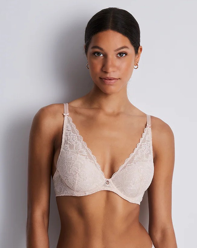 Soutien-gorge push-up foulard AUBADE "Rosessence" 2KN81 - Nude d'été NETE