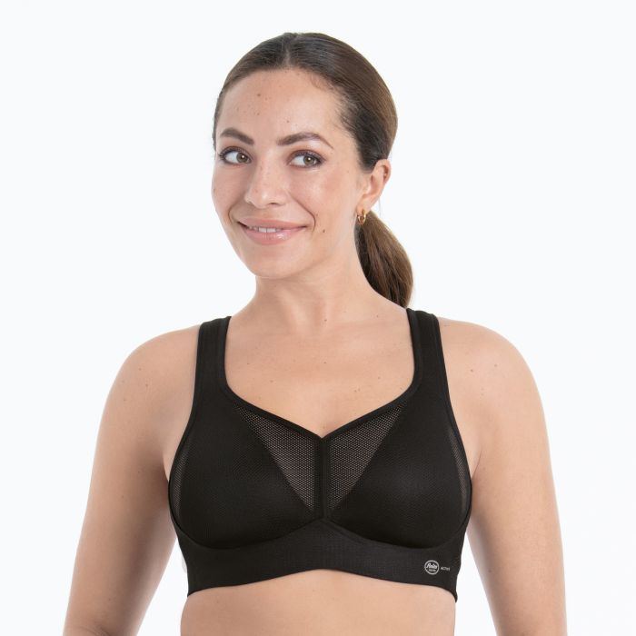 Soutien-gorge de sport à coques sans armatures ANITA ACTIVE Maximum Support "Air Control X Deltapad" 5543 - Noir 001 (85, A)
