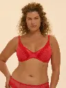 Soutien-gorge avec armatures foulard SIMONE PERELE "Radieuse" 1H1306 - Flamingo 243