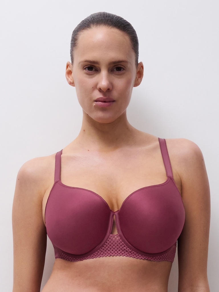 Soutien-gorge armatures avec coques à mémoire CHANTELLE "Play COVERING" C22AN1 - Sienne 0K7