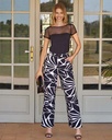Pantalon Fluide JANIRA "Loo Reflects" 1025797 - Print 971