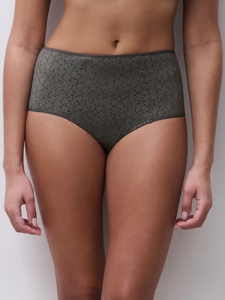 Culotte taille haute CHANTELLE EASY FEEL "Norah" C13F30 - Vert Argile 09W