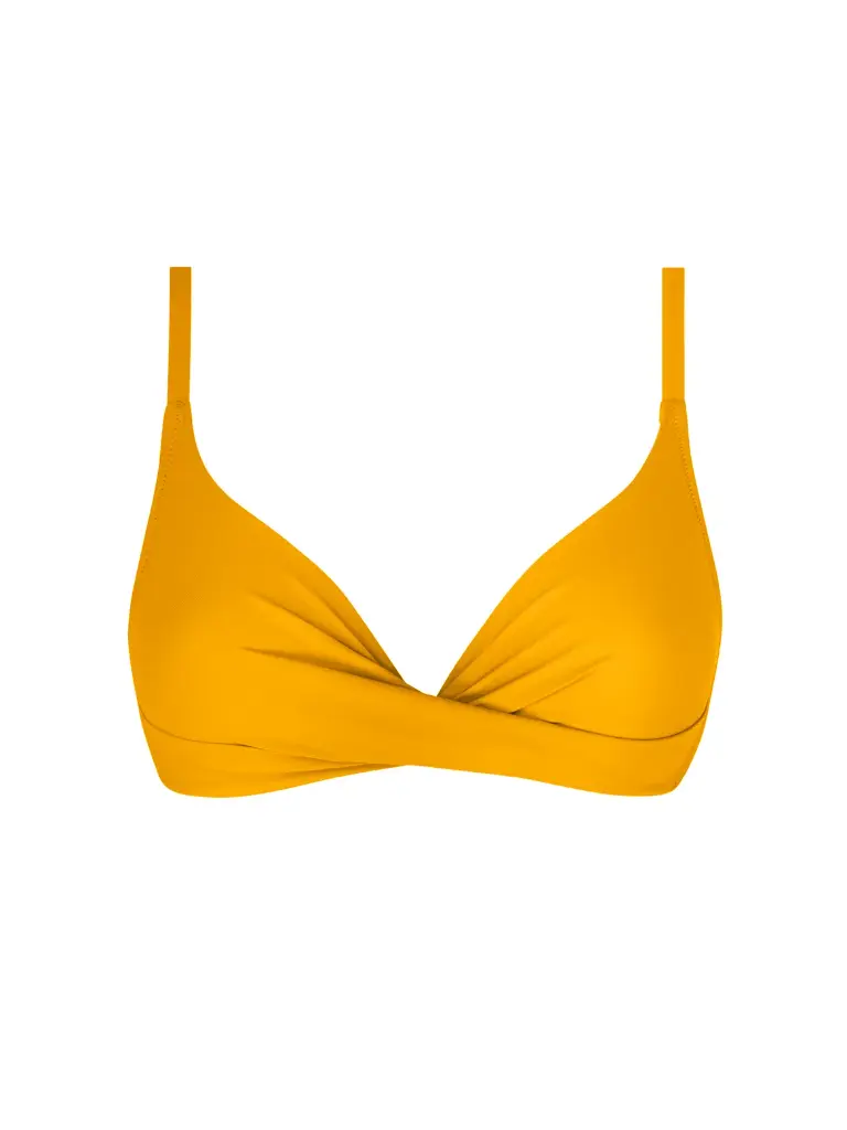 Haut de Bikini sans armatures avec coques ANTIGEL "La Chiquissima" FBB6614 - Jaune Paille 3268 (M, C)
