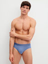 Slip homme 95% coton ceinture confort CALIDA "Cotton Code" 22090 - Ashley Blue 424