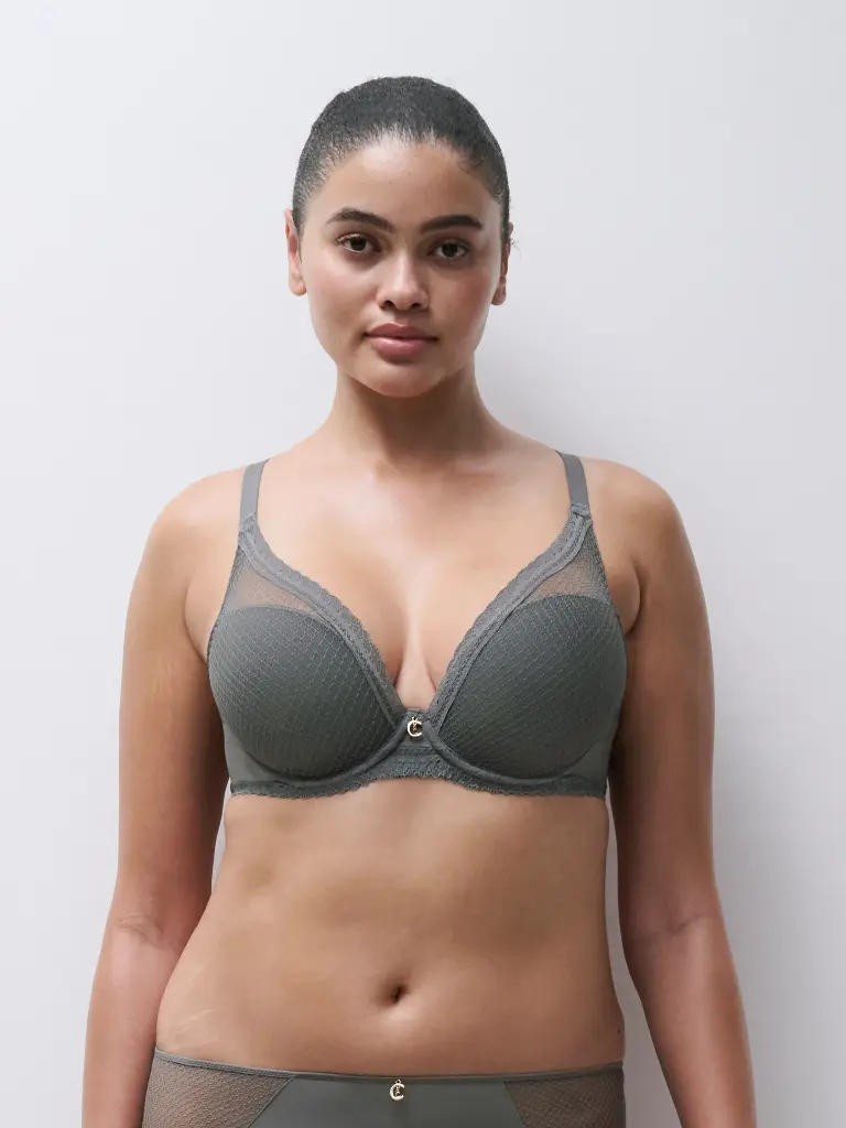 Soutien-gorge à coques CHANTELLE "Romance" C19XNA - Vert Argile 09W