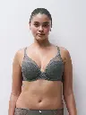 Soutien-gorge à coques CHANTELLE "Romance" C19XNA - Vert Argile 09W