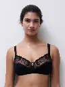 Soutien-gorge sans armatures CHANTELLE "Majestic" C1B3P0 - Noir 011