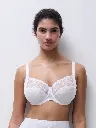Soutien-gorge avec armatures 3 parties enveloppant CHANTELLE "Majestic" C1B3MU - Blanc 010