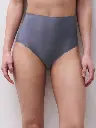 Culotte taille haute invisible TU CHANTELLE "SoftStretch" C26470 - Gris Ardoise 047