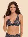Soutien-gorge triangle sans armatures SIMONE PERELE "Karma" 12V250 - Bleu Prestige 595