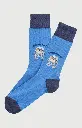 Chaussette homme fantaisie ARTHUR "Ma meilleure vie" 1SO - Bleu BDOGH26