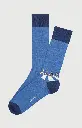 Chaussette homme fantaisie ARTHUR "A'Bear road" 1SO - Denim BEARH26