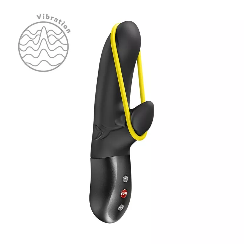Petit vibromasseur double stimulation FUN FACTORY "Amorino" - Noir
