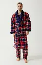 Peignoir homme Polaire ARTHUR "Leon" RPO - Rouge LEONH26