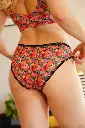 Culotte dame coton bio WE ARE JOLIES "Aquarelle Noir"
